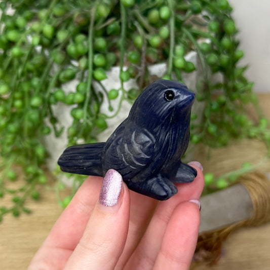 Blue Aventurine Bird (107A)