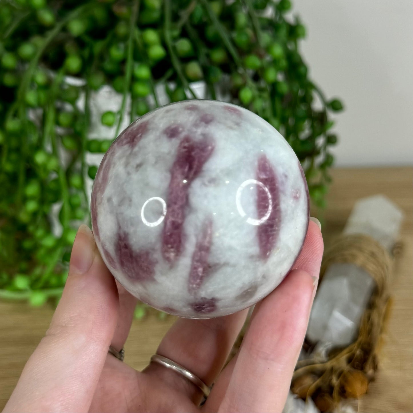 Pink Tourmaline Sphere (P467)