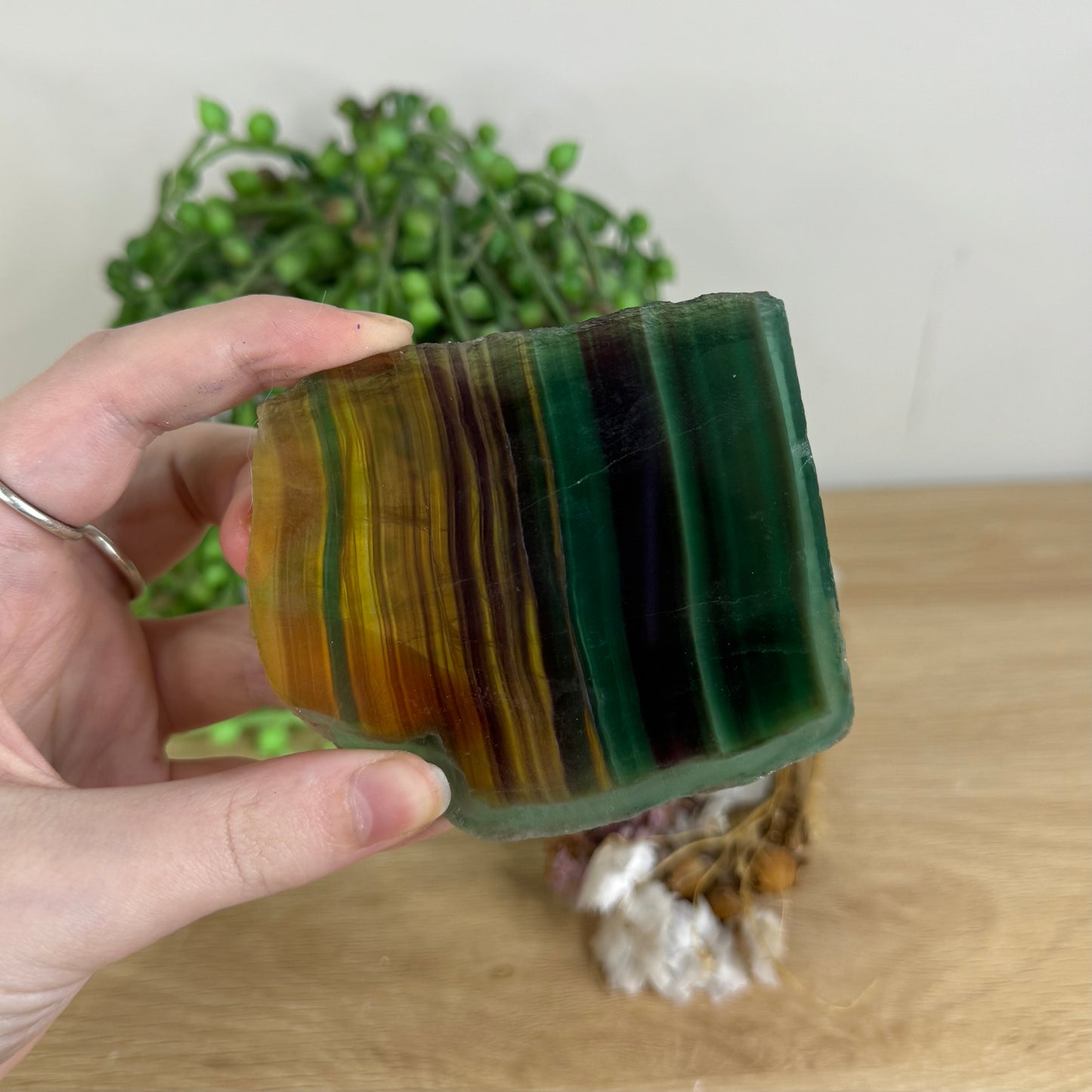 Rainbow Fluorite Slab (P345)