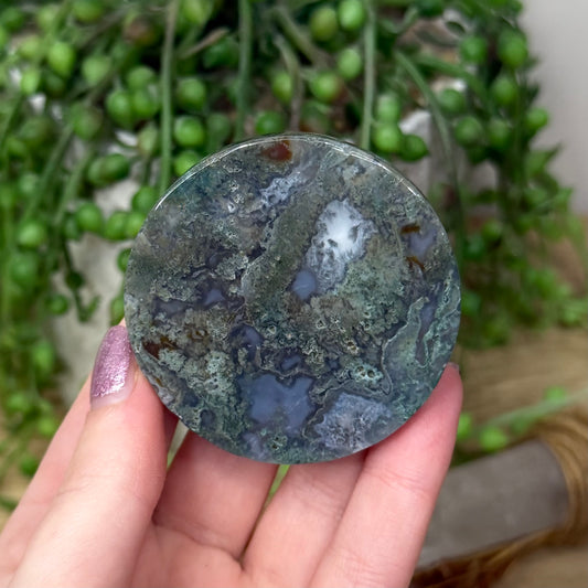 Moss Agate Disc (Z995)
