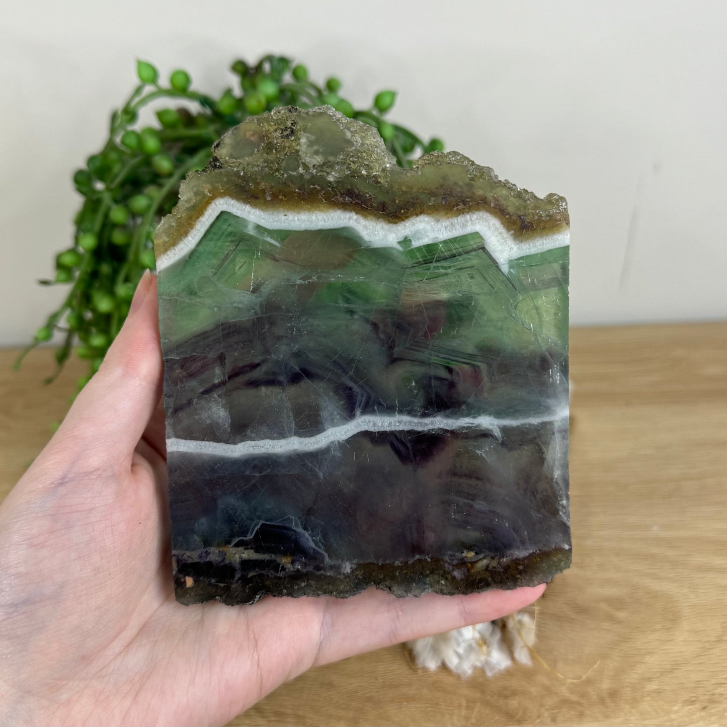 Rainbow Fluorite Slab (P354)