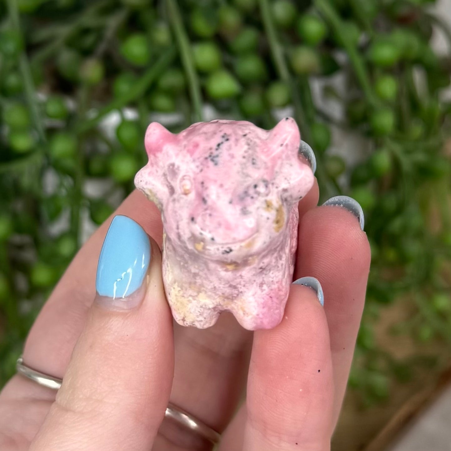 Peruvian Rhodonite Highland Cow (U557)