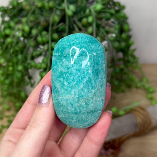 Amazonite Palm Stone (Z937)