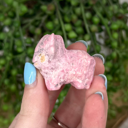 Peruvian Rhodonite Highland Cow (U557)