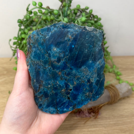 Blue Apatite Slab (Z927)