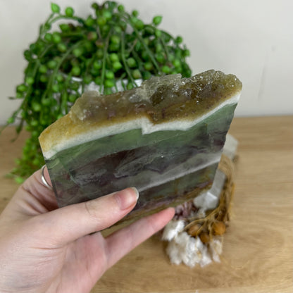 Rainbow Fluorite Slab (P353)