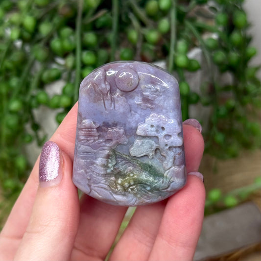 Ocean Jasper Carving (Z910)