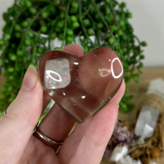 Smokey Quartz Heart (P375)