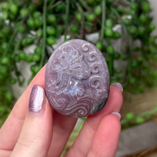 Ocean Jasper Unicorn Disc (Z897)