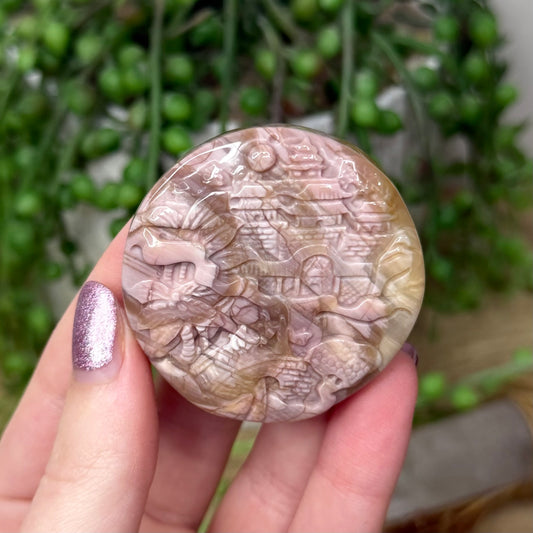 Alashan Carved Disc (Z911)
