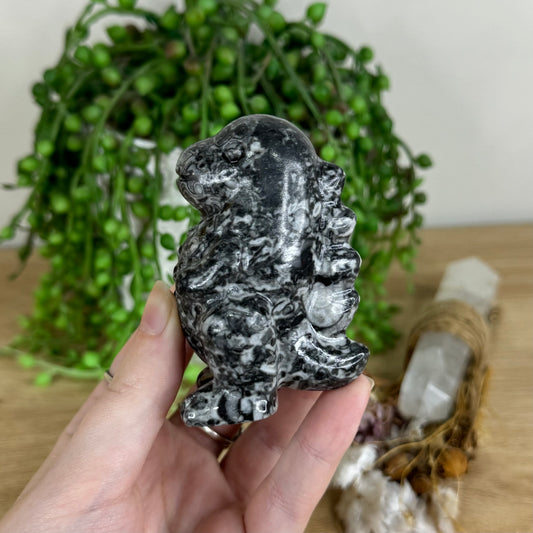 Shell Jasper Chubby Dinosaur (P294)