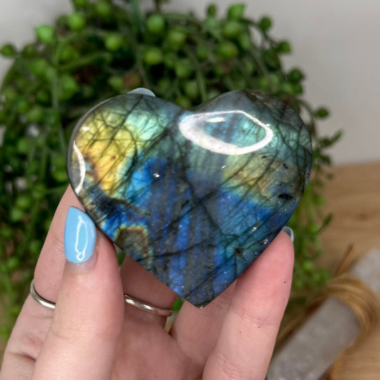 Labradorite Heart (U679)