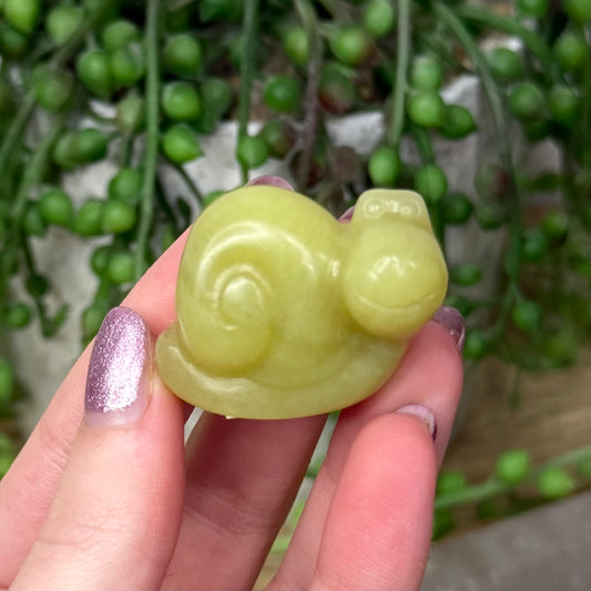 Yellow Jade Snail (124A)