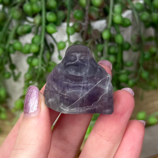 Purple Fluorite Buddha (Z711)