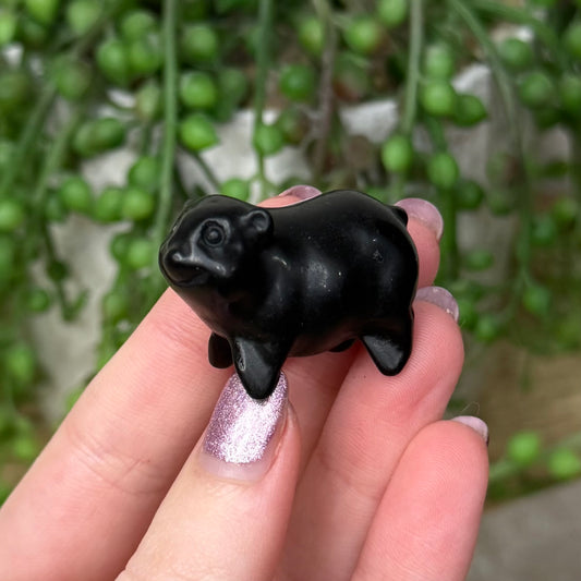 Black Obsidian Pig (Z879)