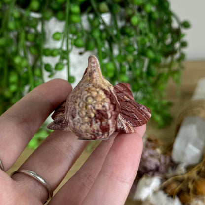Red Banded Calcite Fish (P282)
