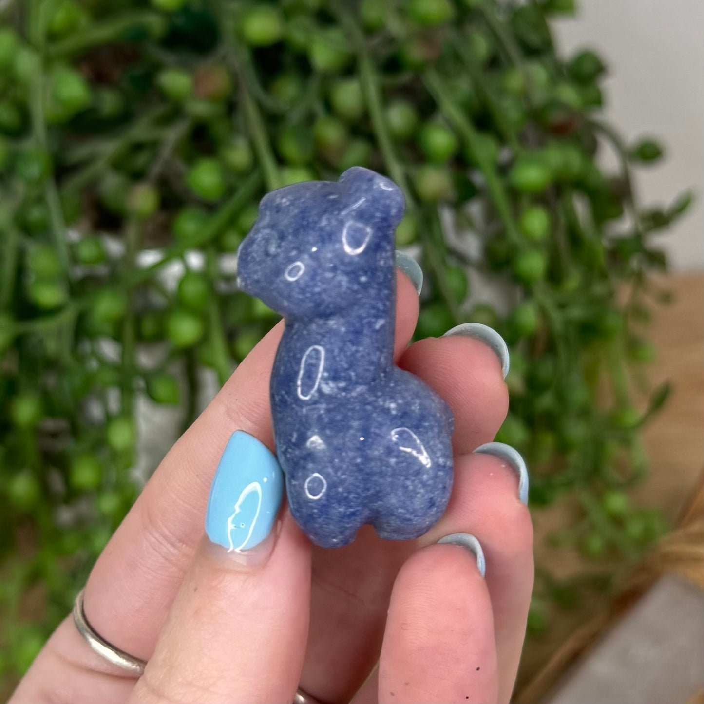 Blue Aventurine Llama (U743)