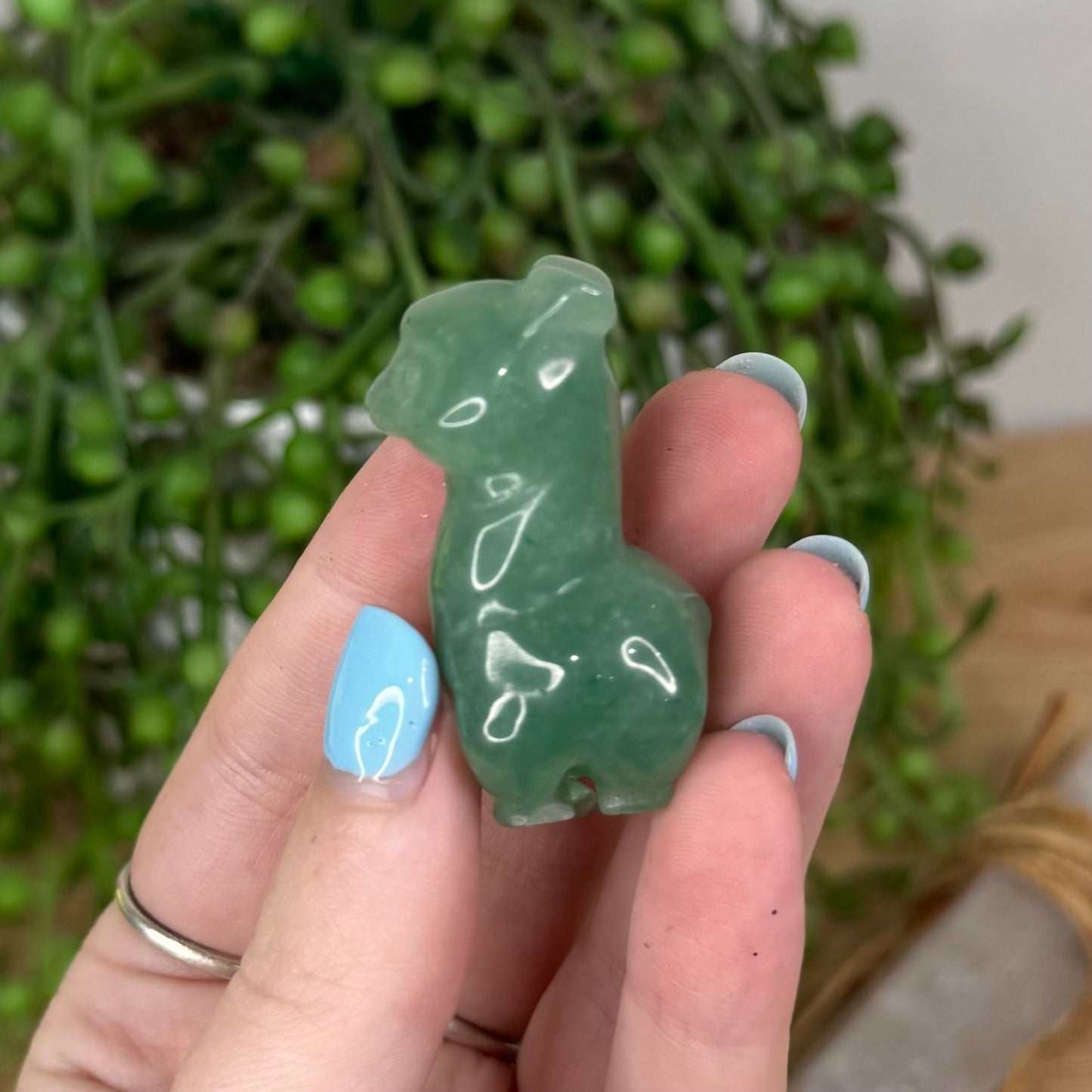 Green Aventurine Llama (U754)