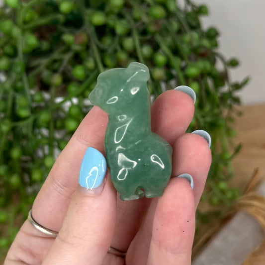 Green Aventurine Llama (U754)