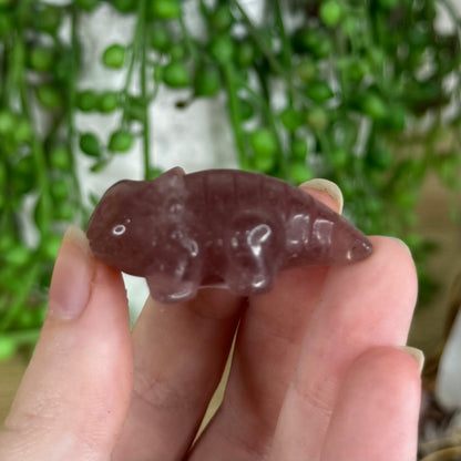 Strawberry Quartz Axolotl (P285)