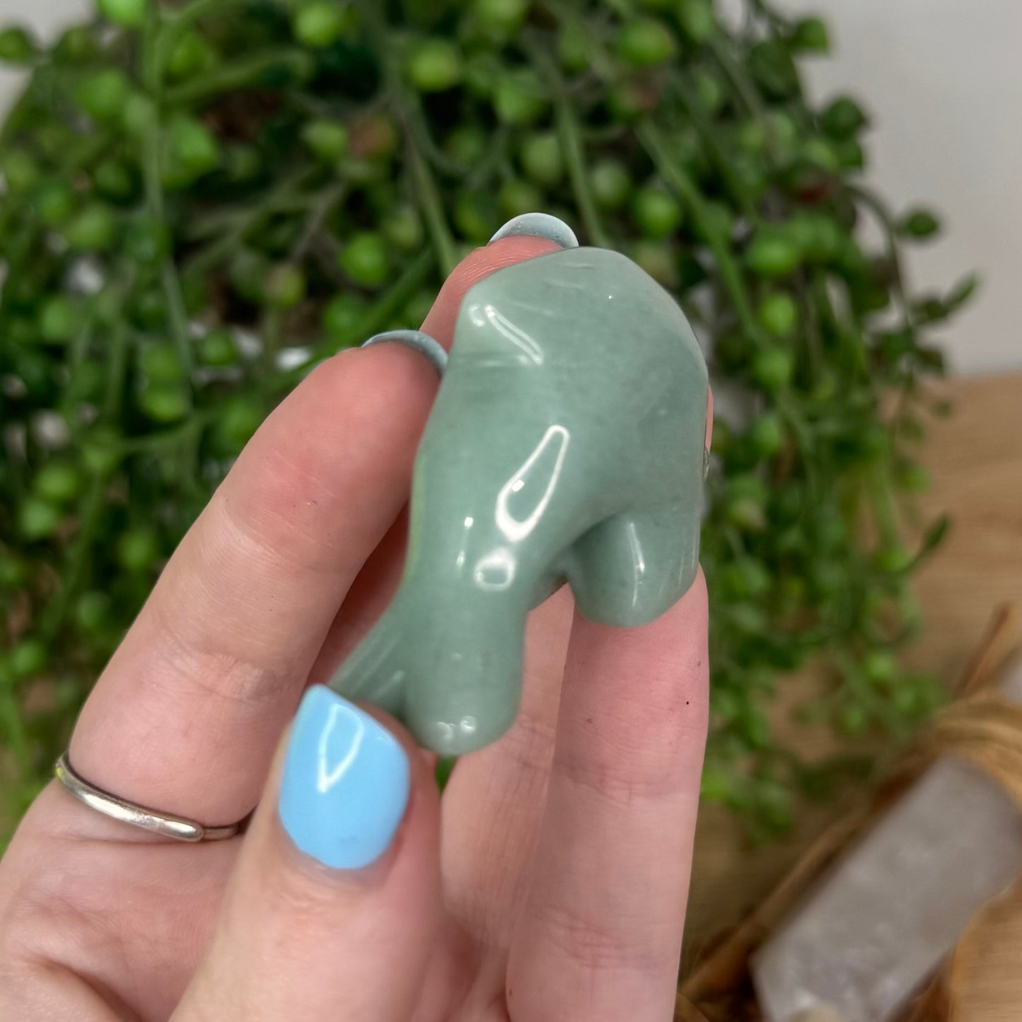 Green Aventurine Dolphin (U691) (U690)