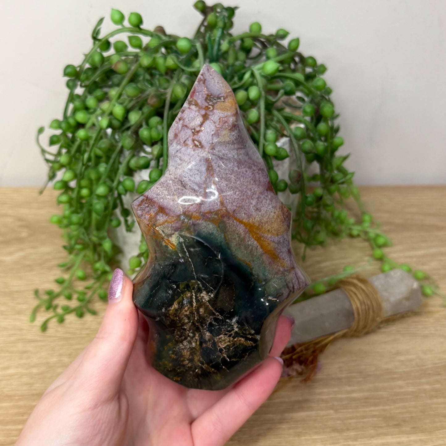 Ocean Jasper Vase (Z853)