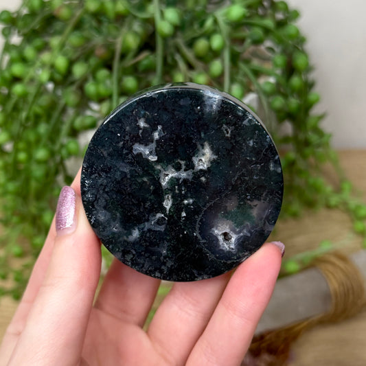 Moss Agate Disc (Z999)