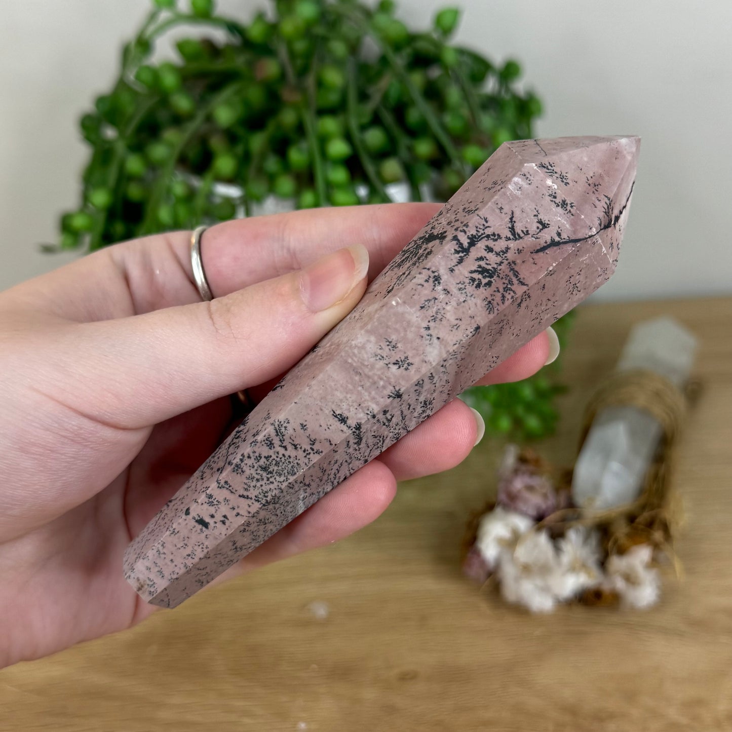 Picture Stone Jasper Wand (P728)