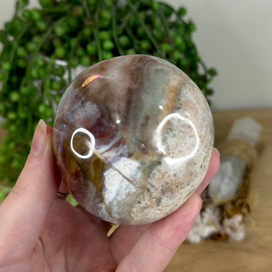 Ocean Jasper Palm Stone (P783)