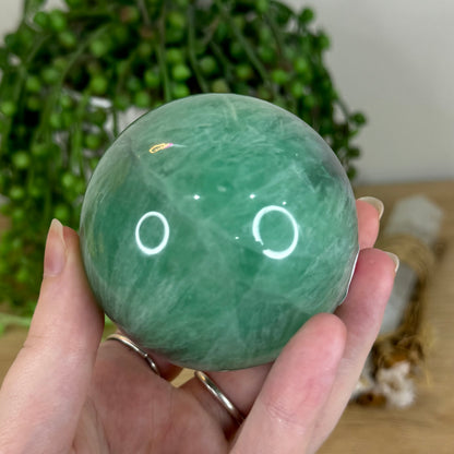 Green Fluorite Sphere (P785)