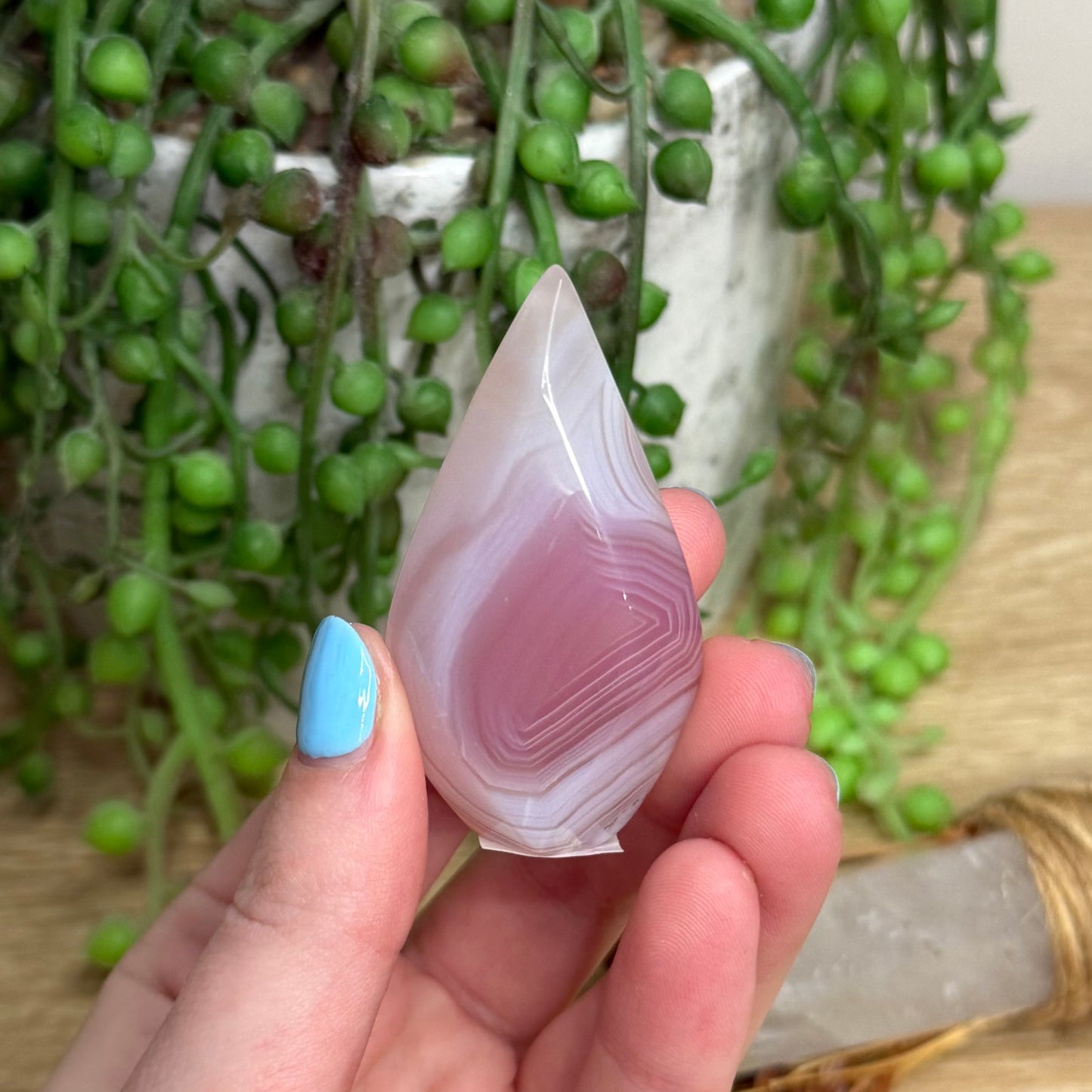 Pink Jelly Agate Arch Free Form (Z745)