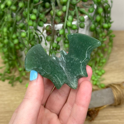 Green Aventurine Bat (302A)