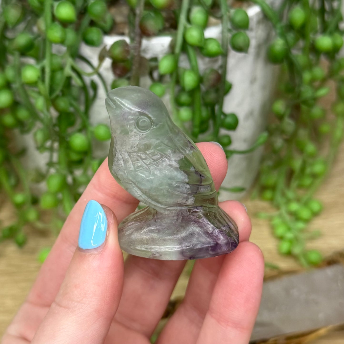 Green Fluorite Bird (276A)
