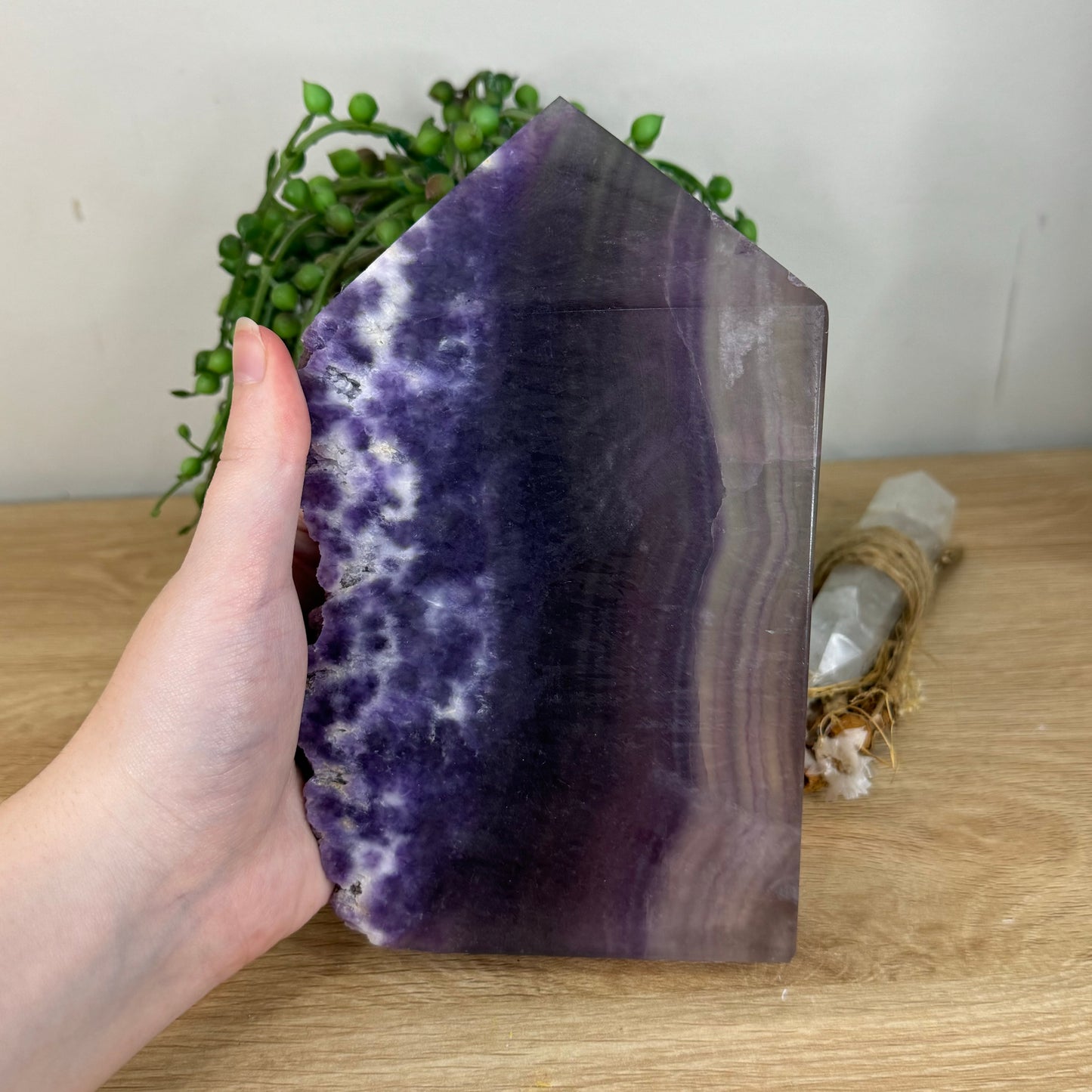 Purple Sugar Fluorite Tower (P799)