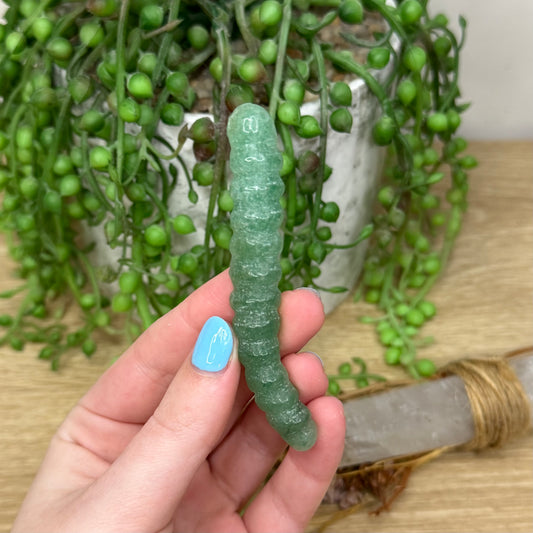 Green Aventurine Worm (311A)