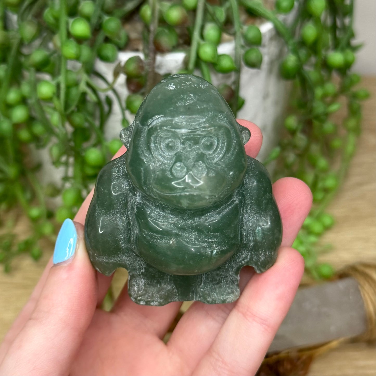 Green Aventurine Gorilla (289A)