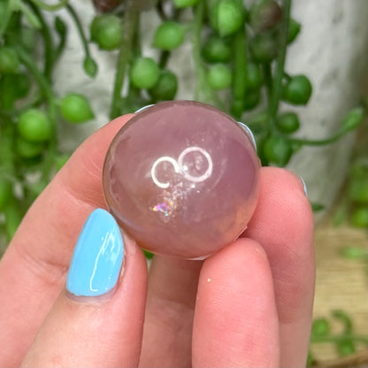 Lavender Rose Quartz Sphere (319A)