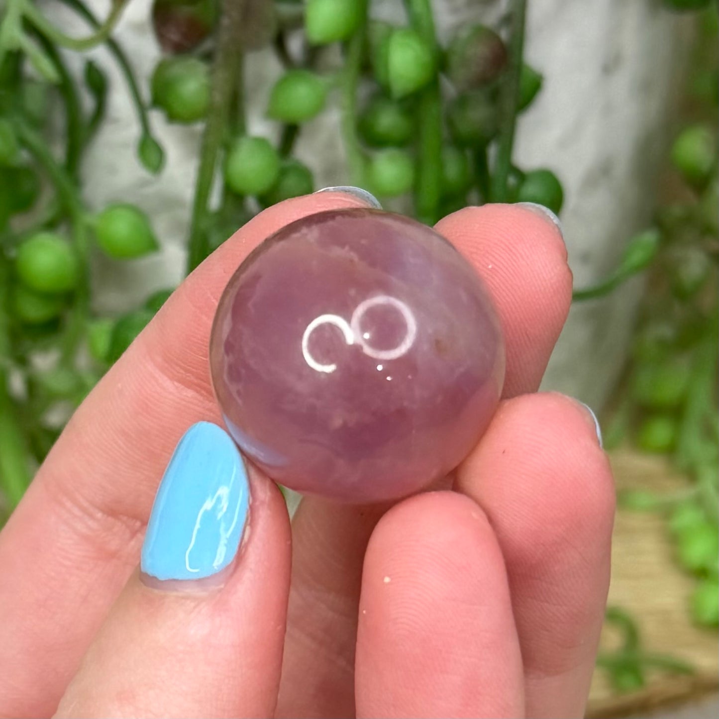 Lavender Rose Quartz Sphere (319A)