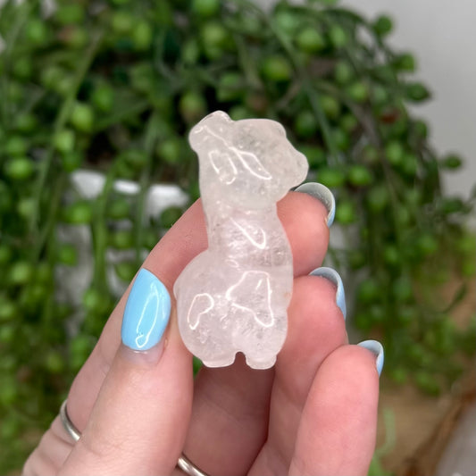 Clear Quartz Llama (U757) (U756)