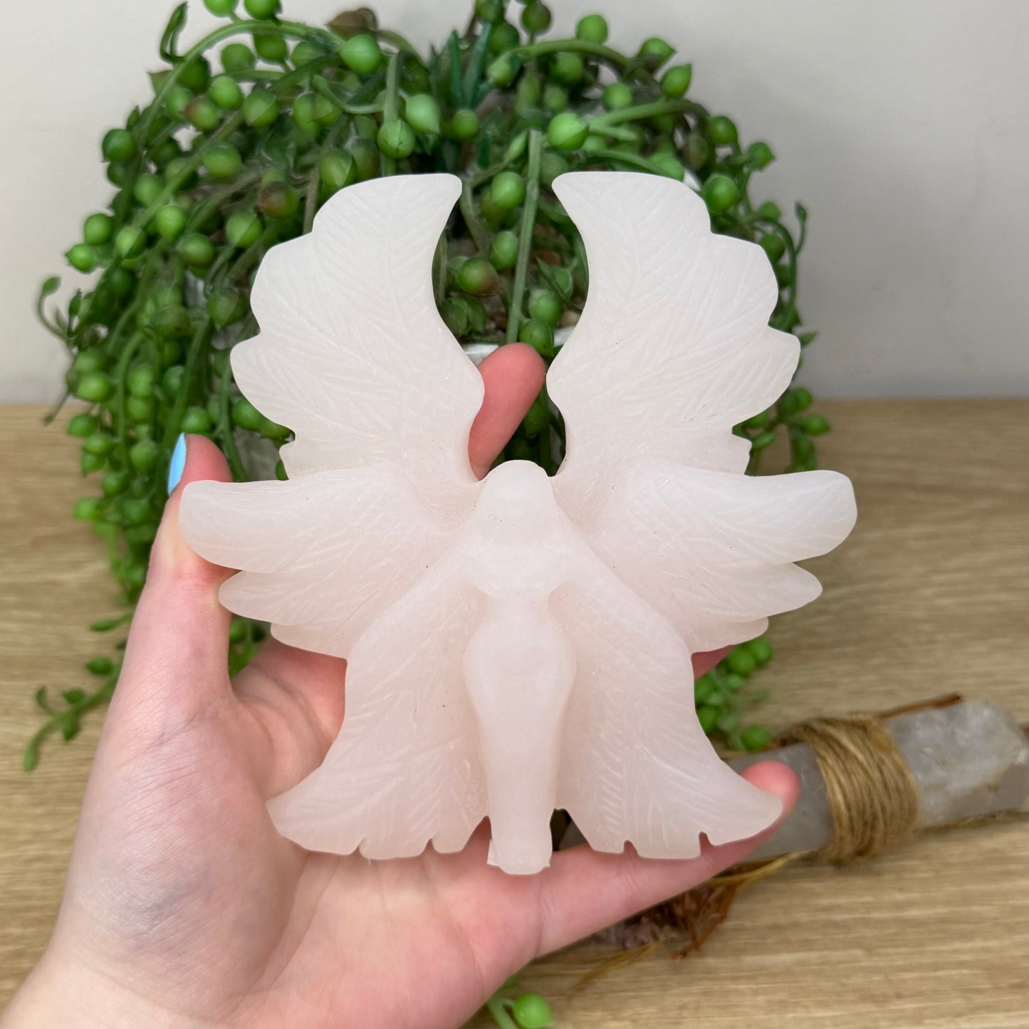 Pink Calcite Angel (208A)