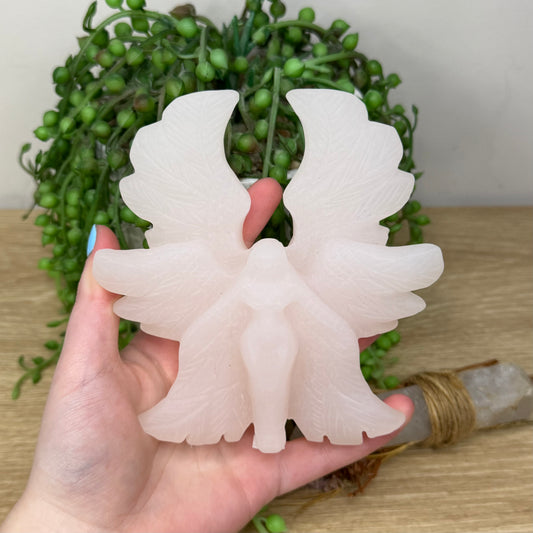 Pink Calcite Angel (208A)