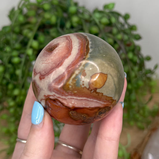 Polychrome Jasper Sphere (U454)