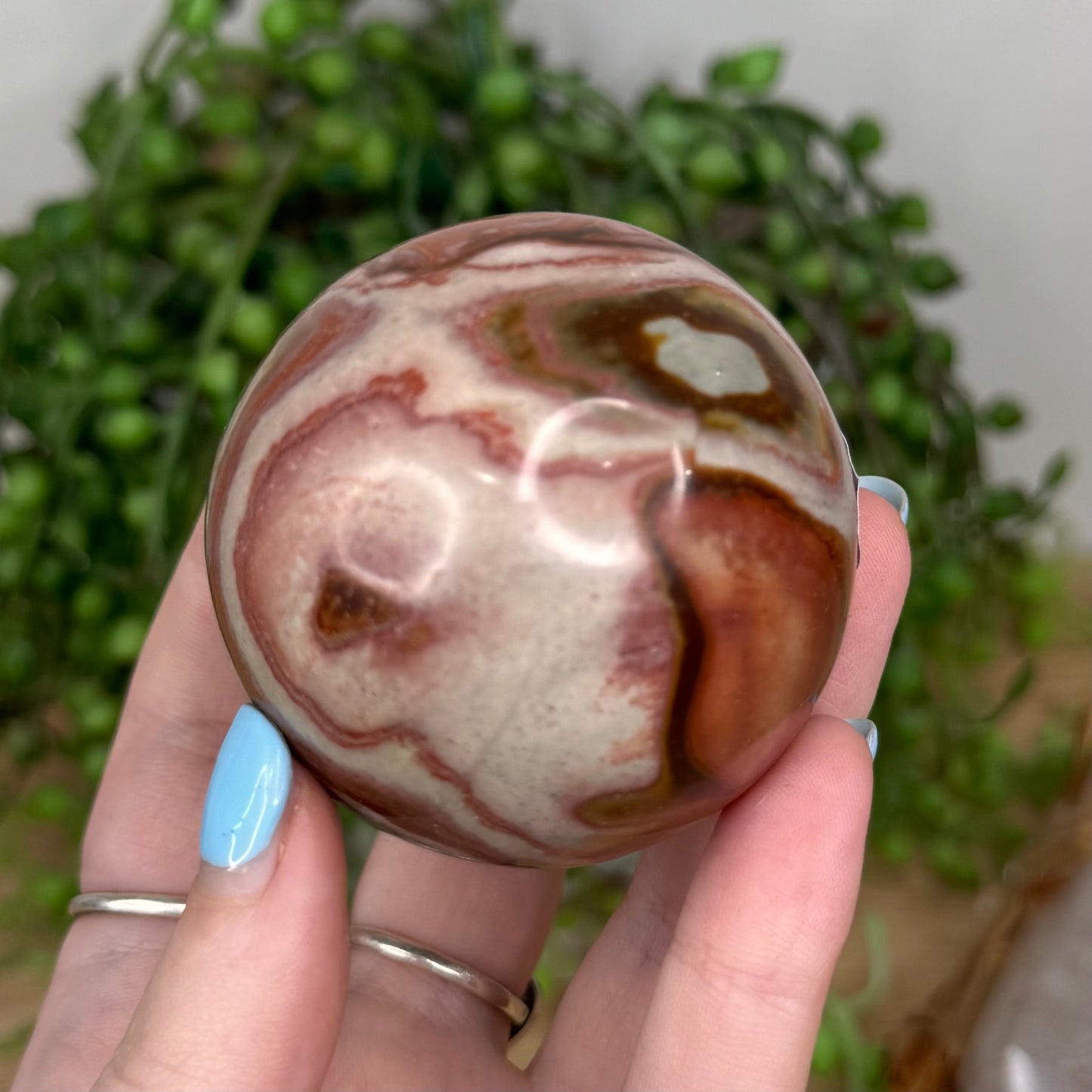 Polychrome Jasper Sphere (U454)