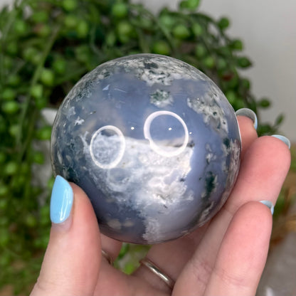 Uv Moss Agate Sphere (U455)