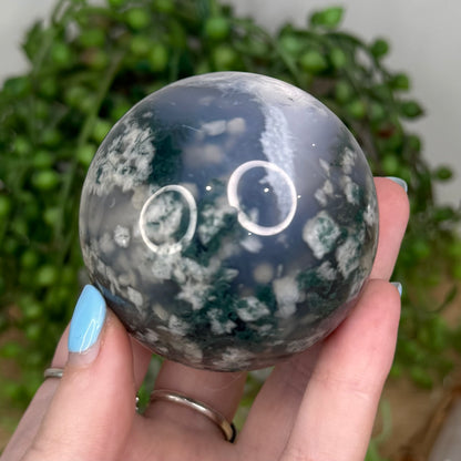 Uv Moss Agate Sphere (U455)