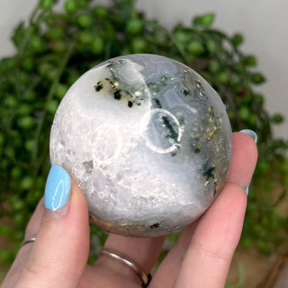 Moss Agate Sphere (U456)