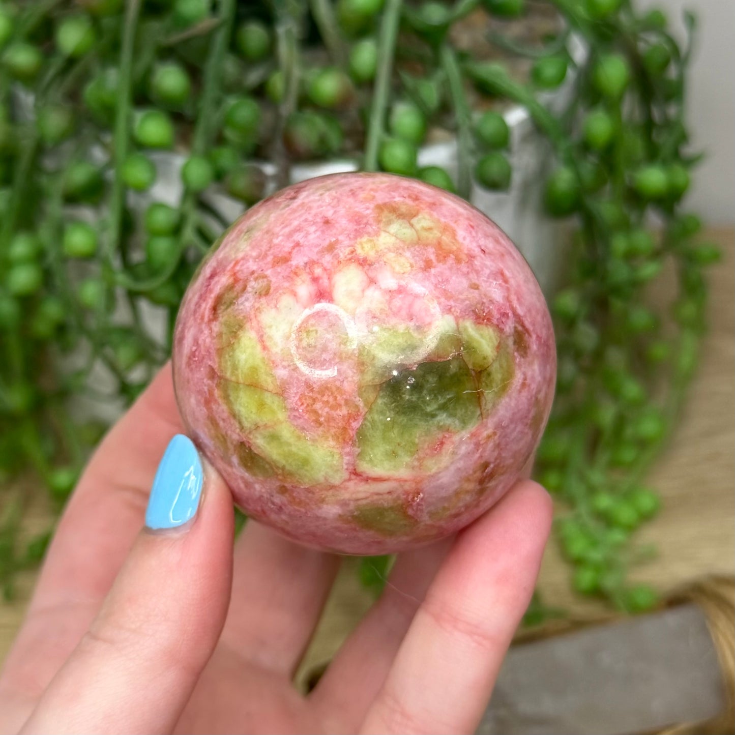 Thulite / Epidote Sphere (223A)