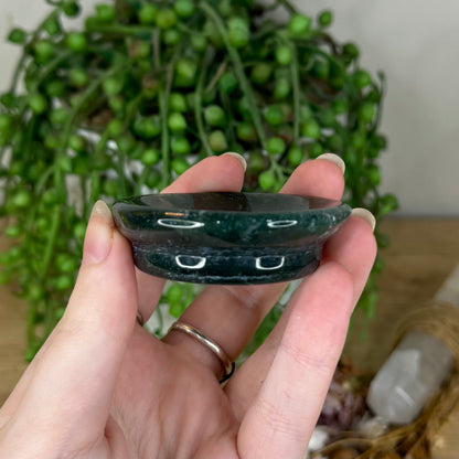 Moss Agate Bowl (P821)