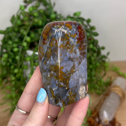 Blue Plume Agate Free Form (U404)