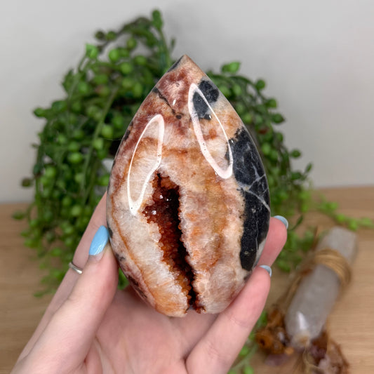 Red Sphalerite Arch Free Form (U480)